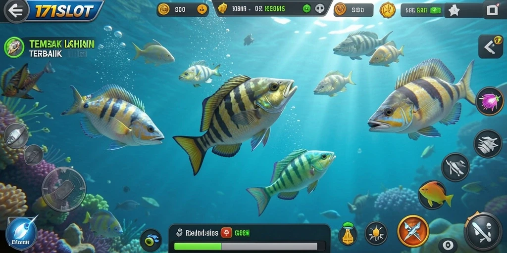 Gameplay seru Tembak Ikan di 171SLOT.