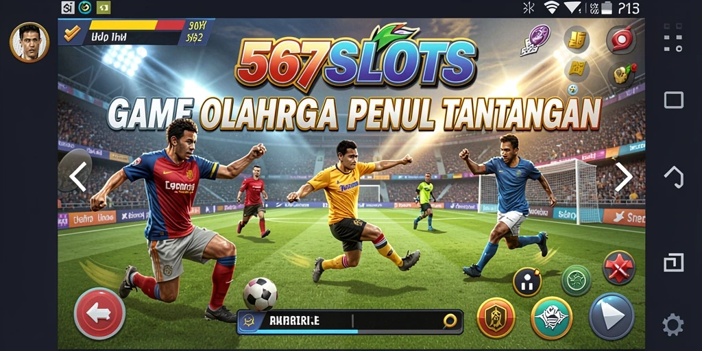 Gameplay menarik dengan tema olahraga di 567SLOTS.