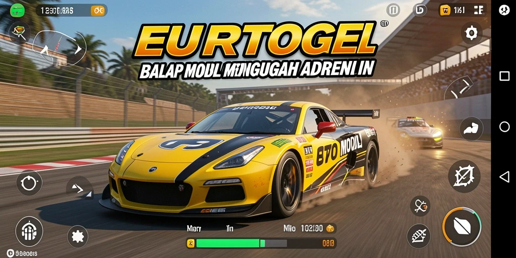 Gameplay racing yang seru dan menegangkan di EUROTOGEL.