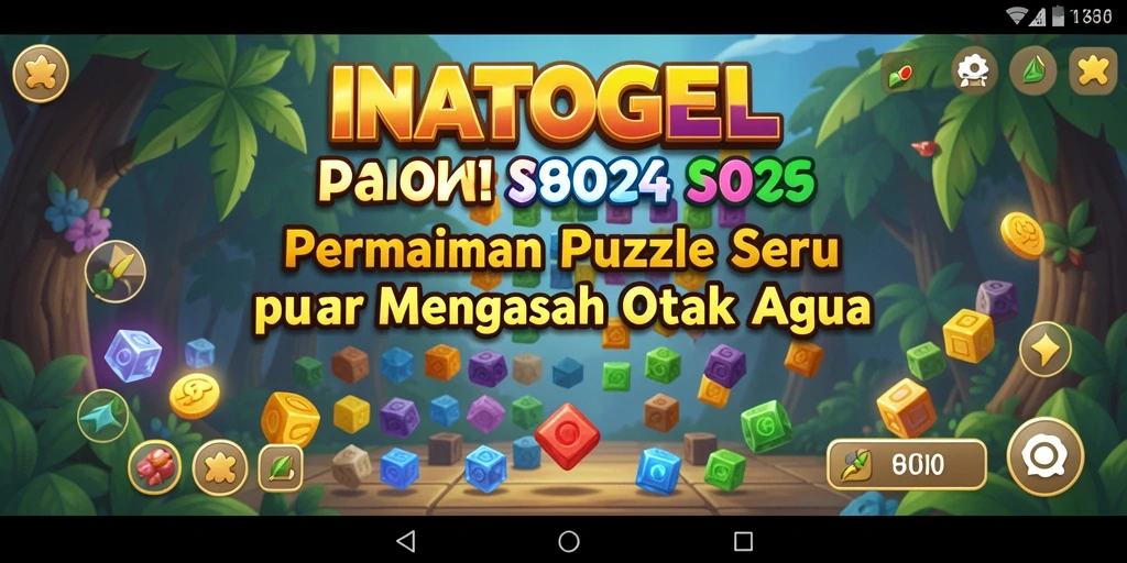 Tampilan gameplay seru dari INATOGEL yang menantang otak.