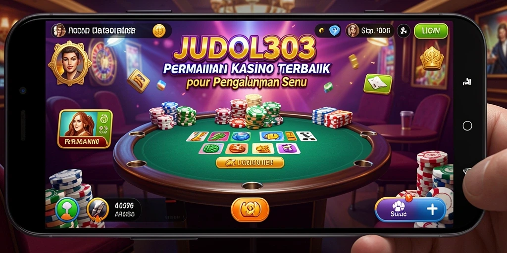 Screenshot utama JUDOL303 menampilkan pengalaman permainan Kasino yang mendebarkan.