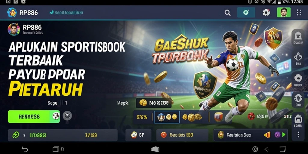 Tampilan menarik dari gameplay Sportsbook RP886 saat bertaruh.