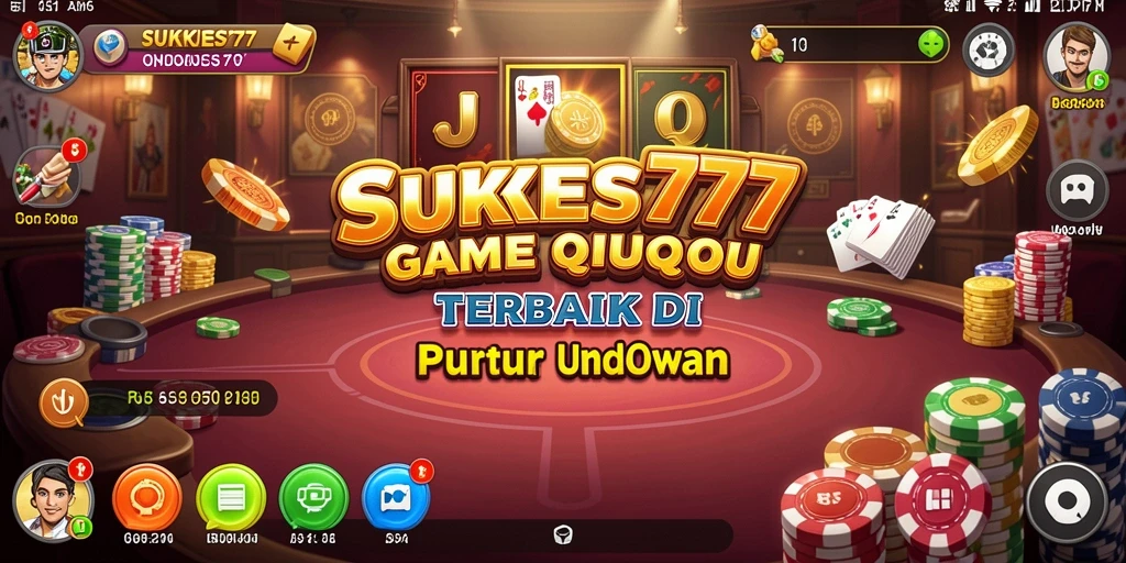 Tampilan gameplay menegangkan dalam SUKSES777 saat bermain QiuQiu.