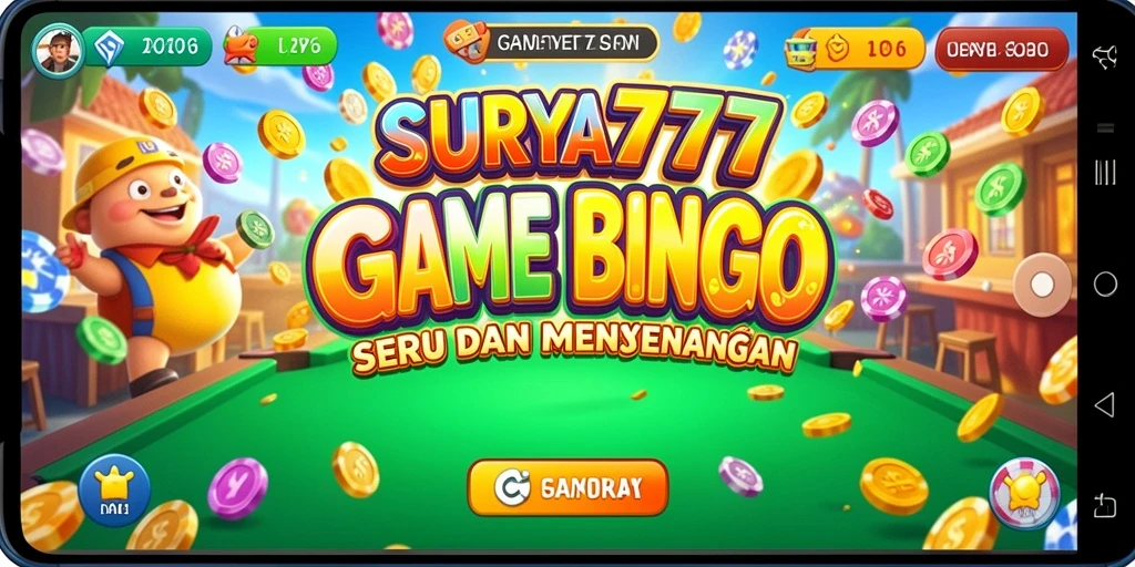 Tampilan gameplay SURYA777 yang menarik dan penuh warna.